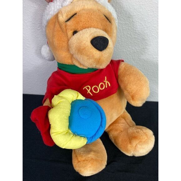 Disney Winnie the Pooh‎ Plush 19" Christmas Holiday Edition Stuffed Animal Toy - Picture 3 of 11